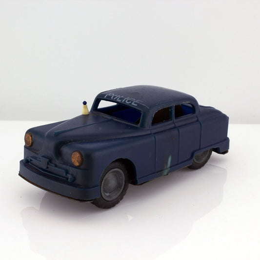 Lemezarugyar Vanguard Friction Police Car 1:43 Scale Plastic & Tinplate c.1970