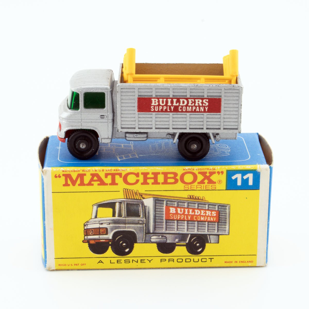 Lesney Matchbox Series No 11d Scaffolding Truck BPW MIB 1/64 Scale Vintage 1969 - DT Collectable Toys