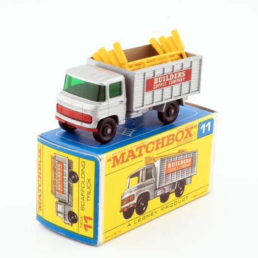 Lesney Matchbox Series No 11d Scaffolding Truck BPW MIB 1/64 Scale Vintage 1969 - DT Collectable Toys