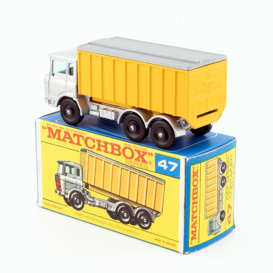 Lesney Matchbox Series No 47c DAF Tipper Container Truck BPW NMIB 1/64 Vintage - DT Collectable Toys