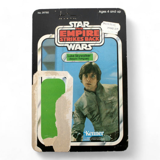 LUKE SKYWALKER BESPIN FATIGUES KENNER ESB 32B CARDBACK VINTAGE STAR WARS VGOOD - DT Collectable Toys