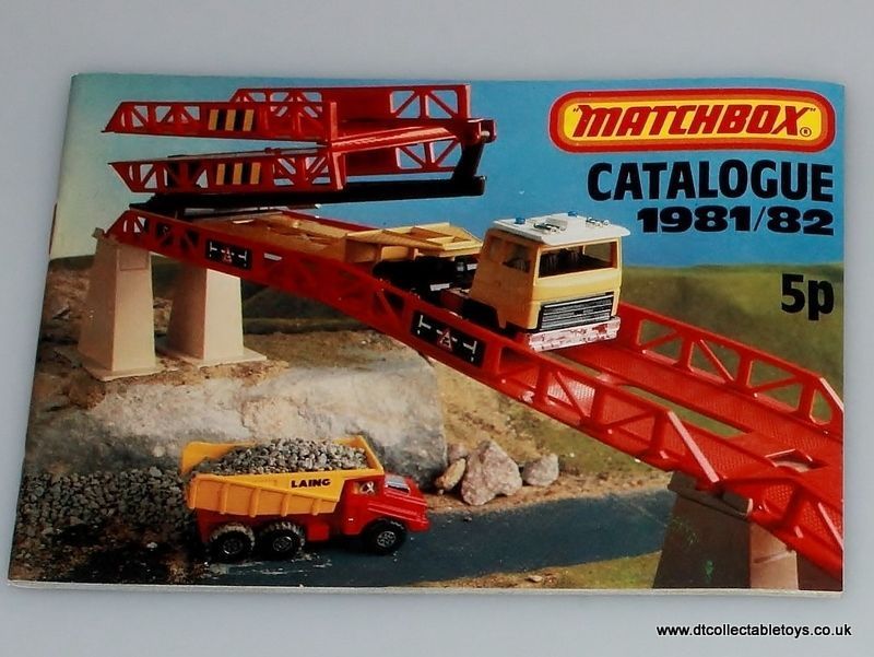 Matchbox Catalogue 1981/82 Excellent Condition Diecast Model Toy Hobby Collector