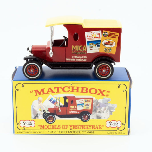 Matchbox Y12 Model T Van Code 2 Models of Yesteryear MICA Magazine 2001 Ltd Ed - DT Collectable Toys
