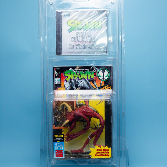 McFarlane Toys Red VIOLATOR Special Edition CD Rom Spawn Series 1 Action Figure - DT Collectable Toys