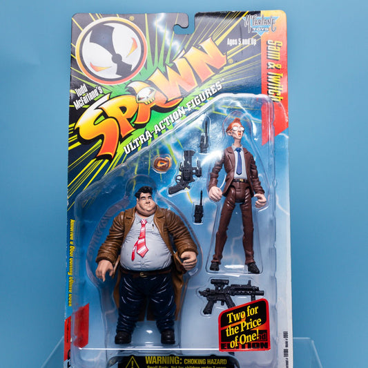 McFarlane Toys SAM & TWITCH Walkie - Talkies Spawn Series 7 Ultra - Action Figure MOC - DT Collectable Toys