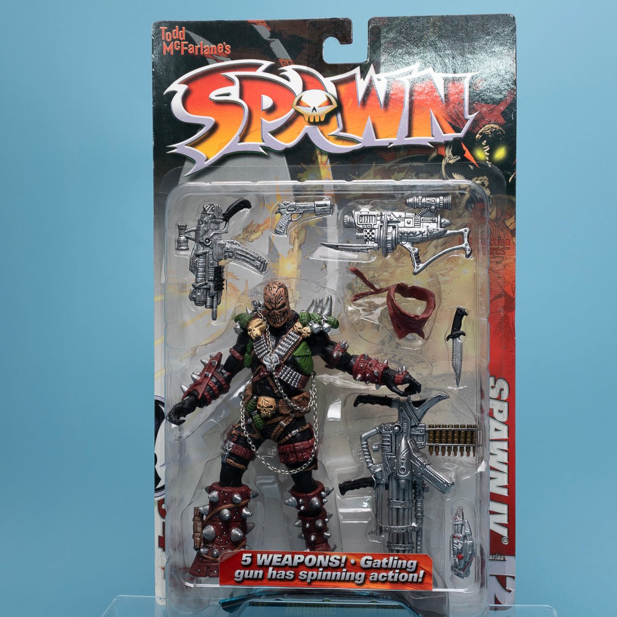 McFarlane Toys SPAWN IV Red/Hamburger Head Spawn Series 12 Ultra - Action Figure MOC - DT Collectable Toys