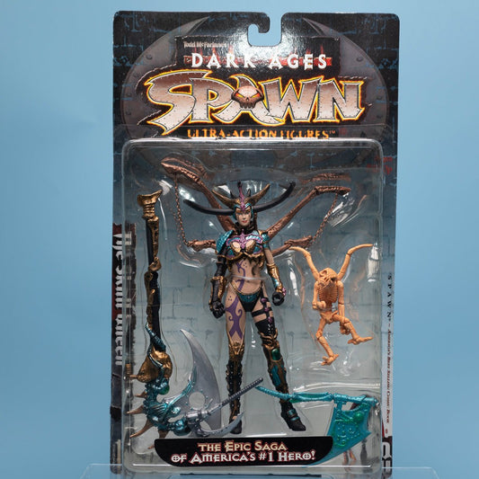 McFarlane Toys THE SKULL QUEEN Blue/Purple Spawn Series 11 The Dark Ages MOC - DT Collectable Toys