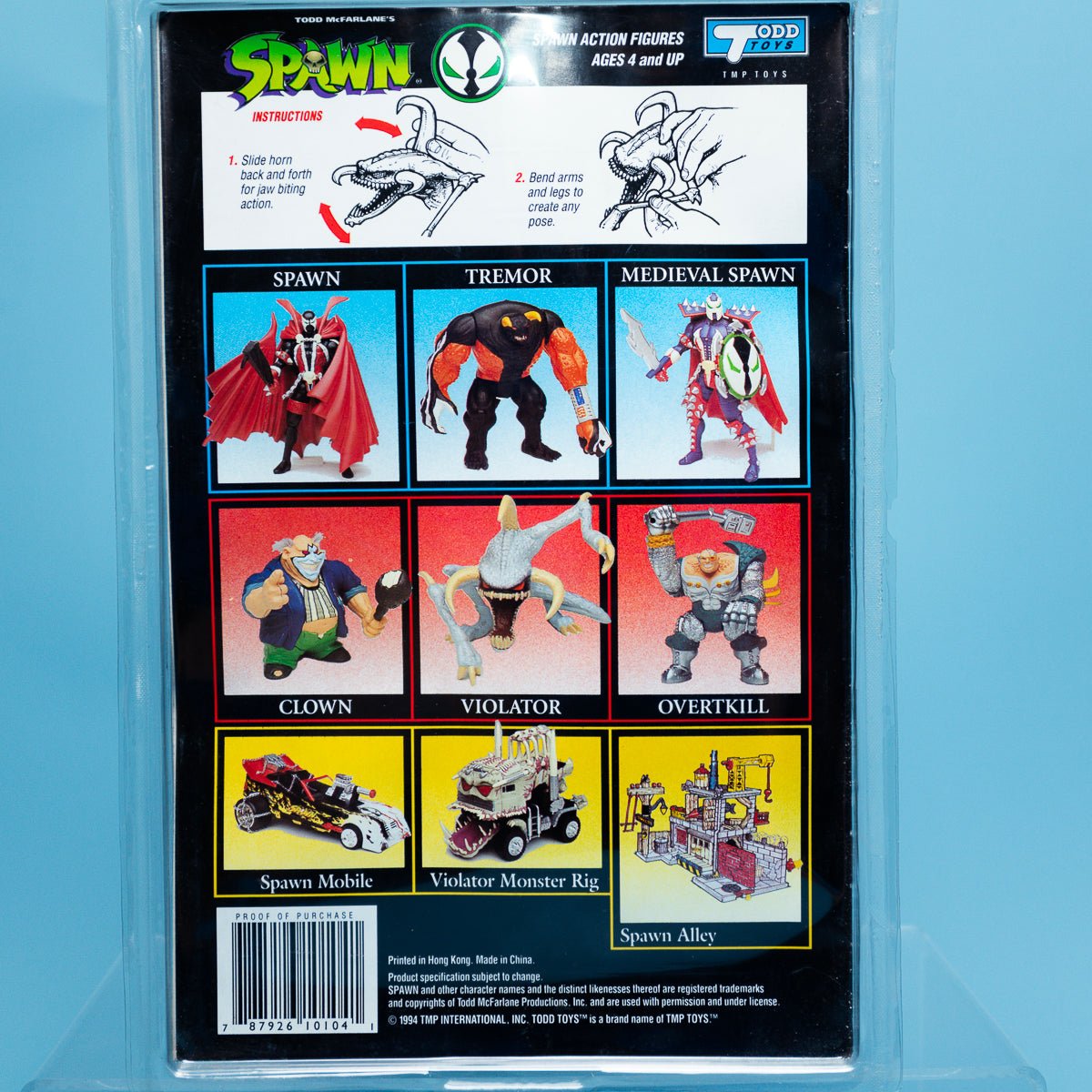 McFarlane Toys White VIOLATOR Special Edition Spawn Series 1 Action Figure MOC - DT Collectable Toys