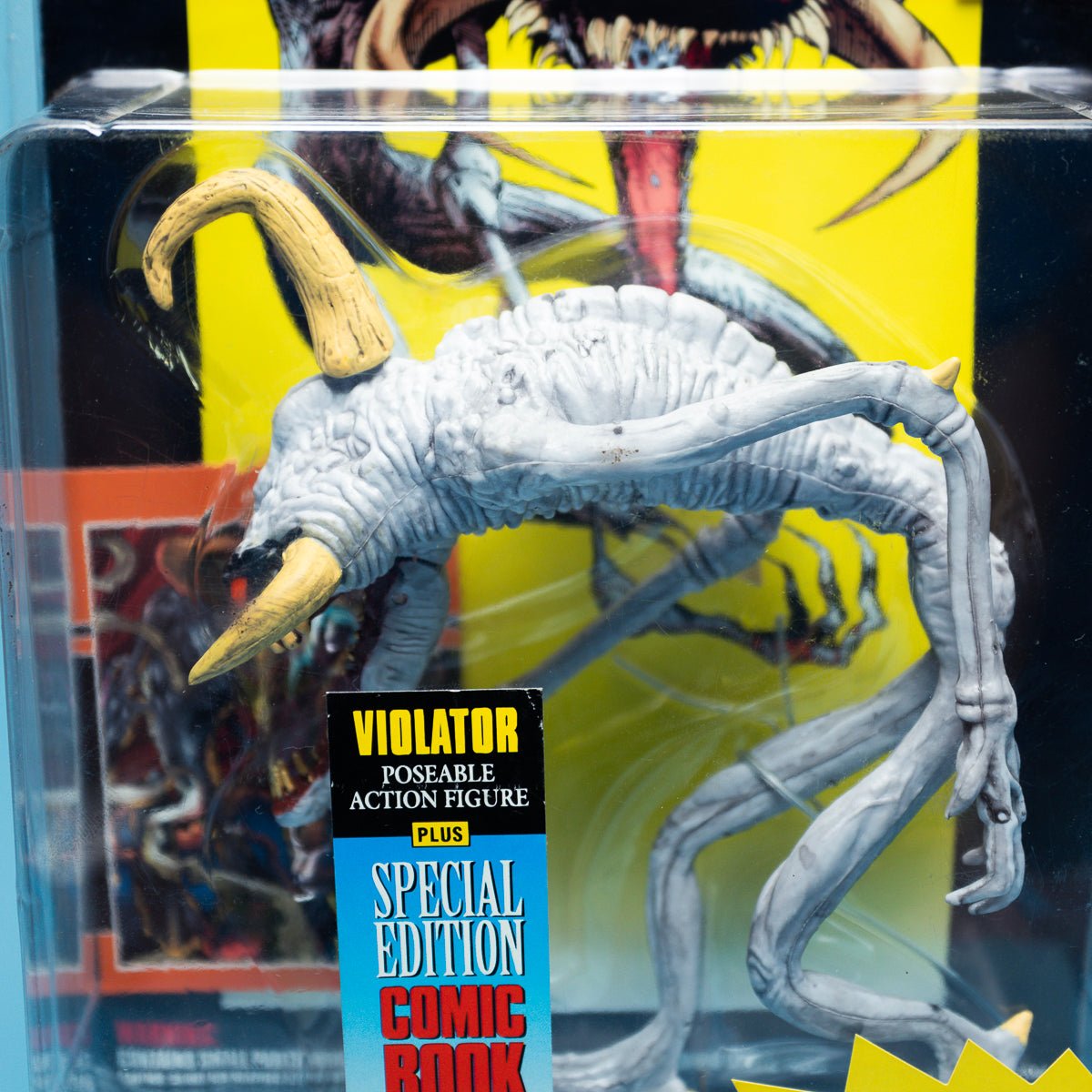 McFarlane Toys White VIOLATOR Special Edition Spawn Series 1 Action Figure MOC - DT Collectable Toys