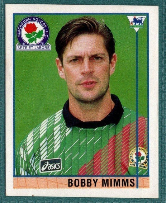 Merlin Premier League 96 Sticker – Bobby Mimms Blackburn Rovers No. 7