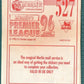 Merlin Premier League 96 Sticker – Bolton Wanderers Club Programme No. 527