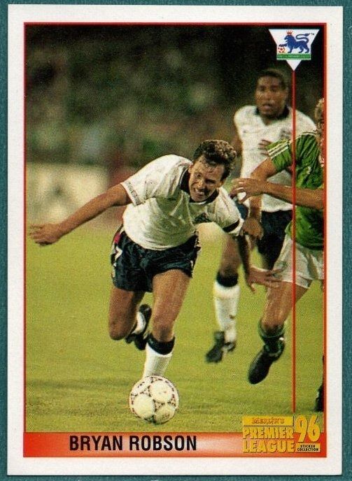 Bryan Robson McDonalds Sticker