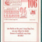Merlin Premier League 96 Sticker – Howard Wilkinson Leeds United No. 106