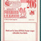 Merlin Premier League 96 Sticker – Queens Park Rangers Club Programme No. 206