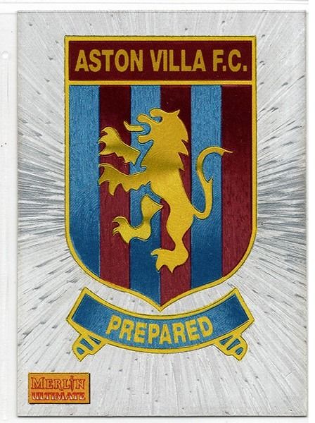 Merlin Ultimate Aston Villa Foil Emblem No.13