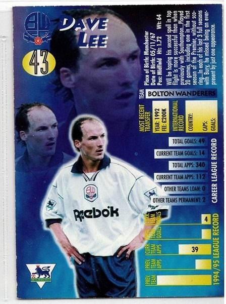 Merlin Ultimate Dave Lee Bolton Wanderers No.43