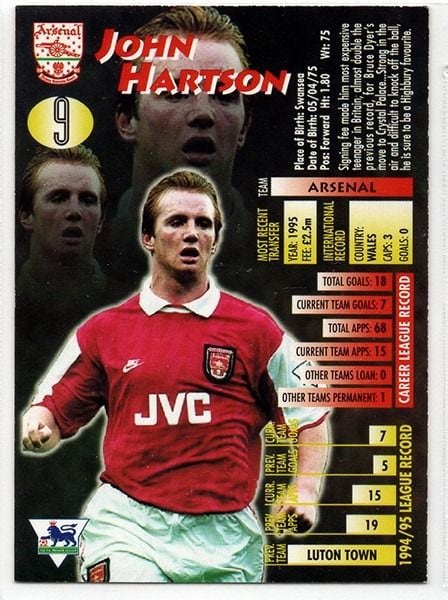 Merlin Ultimate John Hartson Arsenal No.9