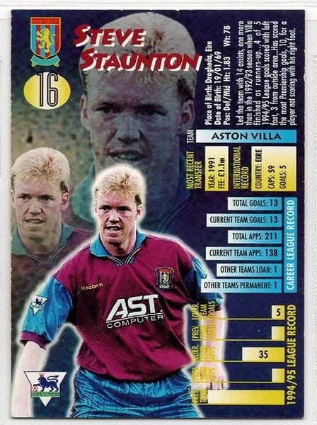Merlin Ultimate Steve Staunton Aston Villa No.16