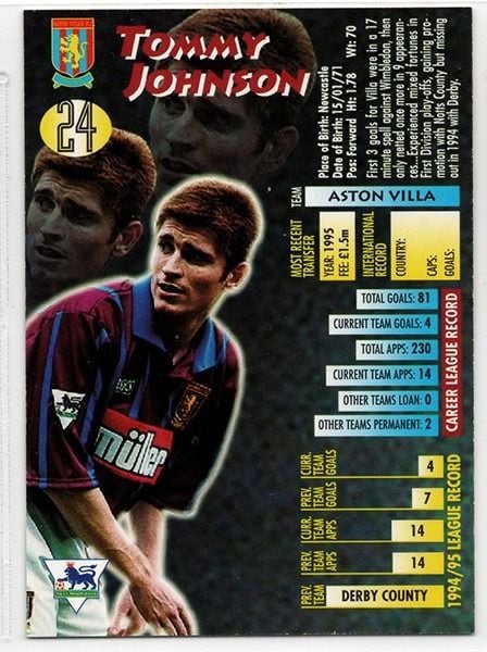 Merlin Ultimate Tommy Johnson Aston Villa No.24