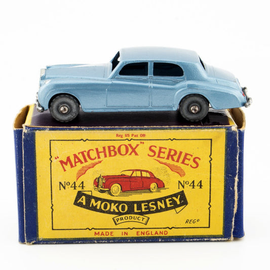 Moko Lesney Matchbox No 44a Rolls Royce Silver Cloud 1958 Vintage MIB Diecast - DT Collectable Toys