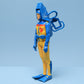 Palitoy Action Force Q Force Shark Excellent 1983 Vintage Action Figure - DT Collectable Toys