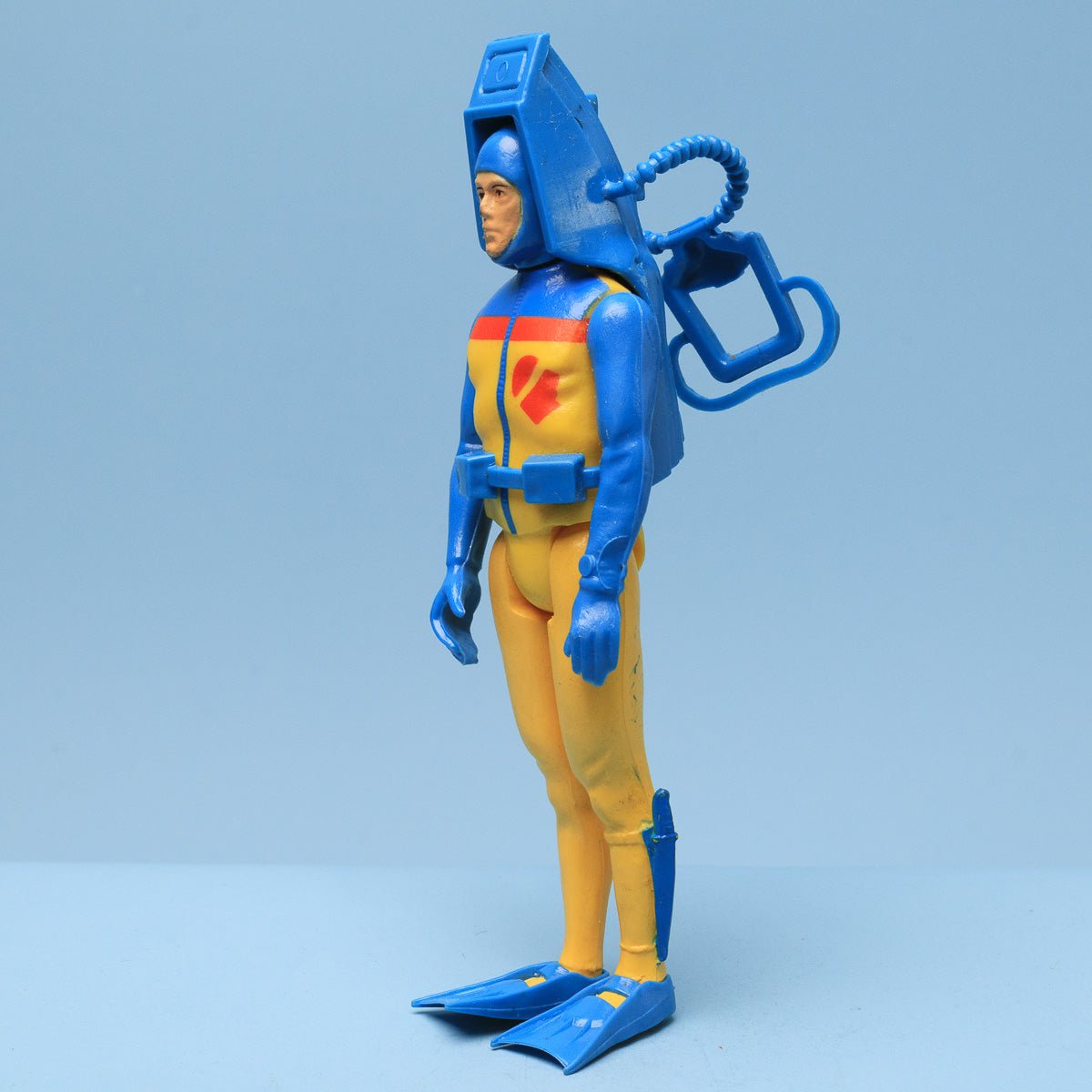 Palitoy Action Force Q Force Shark Excellent 1983 Vintage Action Figure - DT Collectable Toys