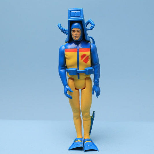 Palitoy Action Force Q Force Shark Excellent 1983 Vintage Action Figure - DT Collectable Toys