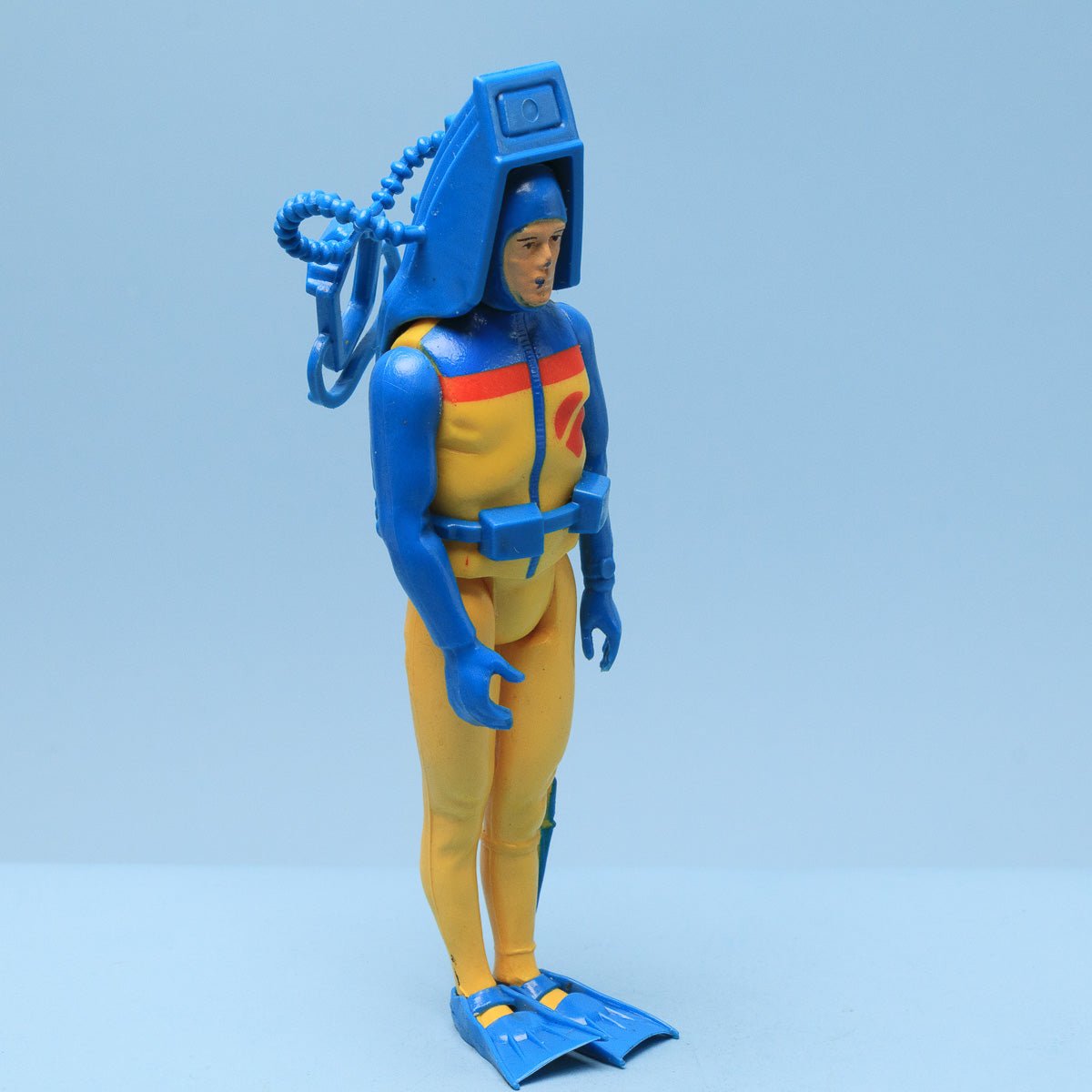 Palitoy Action Force Q Force Shark Excellent 1983 Vintage Action Figure - DT Collectable Toys
