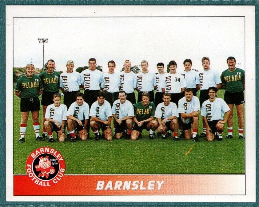 Panini Sticker Barnsley FC Team
