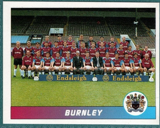 Panini Sticker Burnley Team
