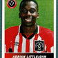 Panini Sticker Adrian Littlejohn Sheffield United No.243