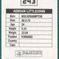 Panini Sticker Adrian Littlejohn Sheffield United No.243