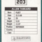 Panini Sticker Allen Tankard Port Vale No.203