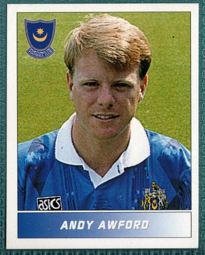 Panini Sticker Andy Awford Portsmouth No.186