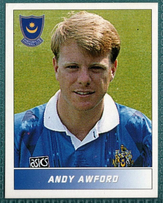 Panini Sticker Andy Awford Portsmouth No.186