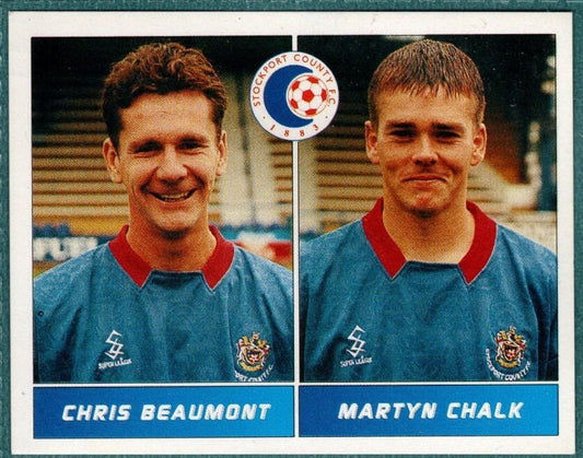 Panini Sticker Beaumont / Chalk Stockport County No.521