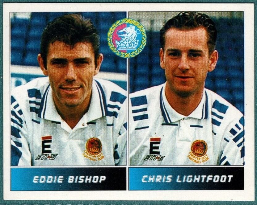 Panini Sticker Bishop / Lightfoot Chester City No.440