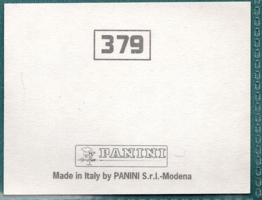 Panini Sticker Blackpool FC Kits No.379