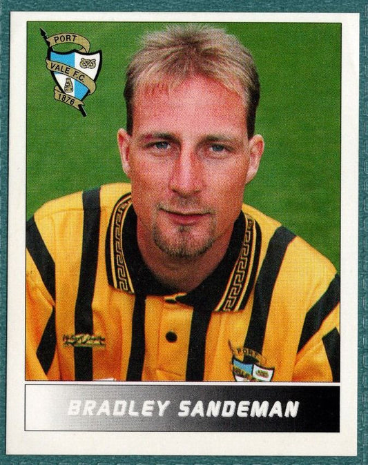 Panini Sticker Bradley Sandeman Port Vale No.206