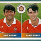 Panini Sticker Brown / Burke Blackpool No.374