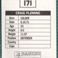 Panini Sticker Craig Fleming Oldham Athletic No.171 - Football League 95