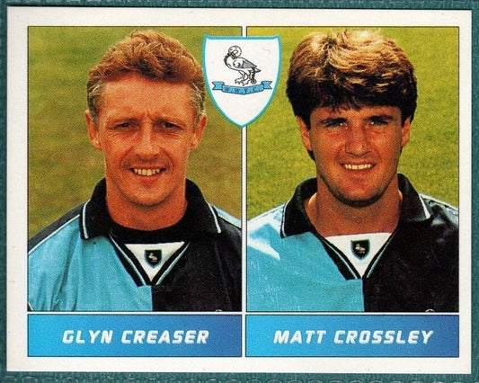 Panini Sticker Creaser / Crossley Wycombe Wanderers No.542