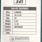 Panini Sticker David Barnes Watford No.321