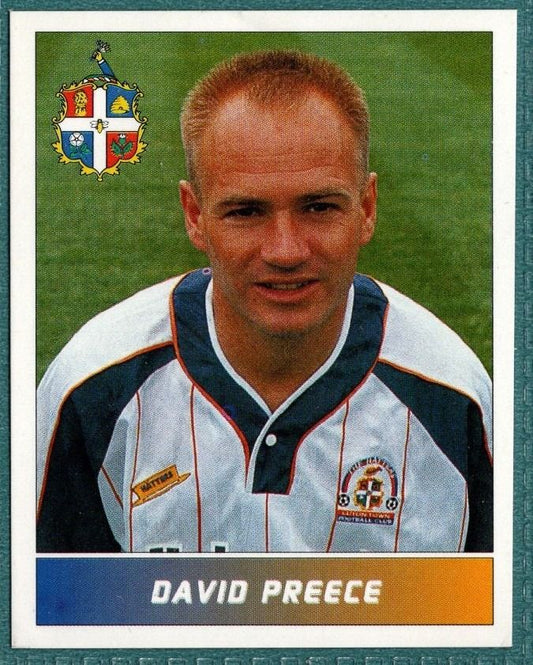 Panini Sticker David Preece Luton Town No.117