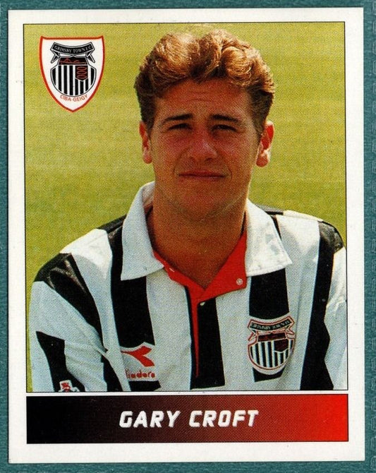 Panini Sticker Gary Croft Grimsby Town No.96
