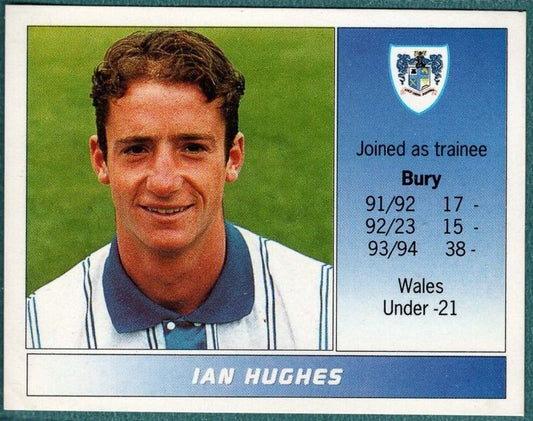 Panini Sticker Ian Hughes Bury No.559