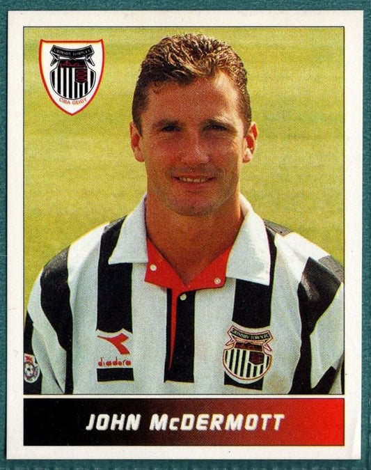 Panini Sticker John McDermott Grimsby Town No.99