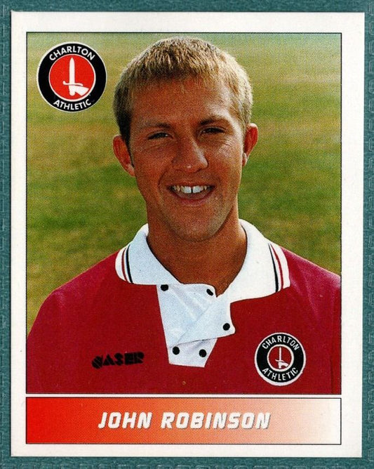 Panini Sticker John Robinson Charlton Athletic No.72