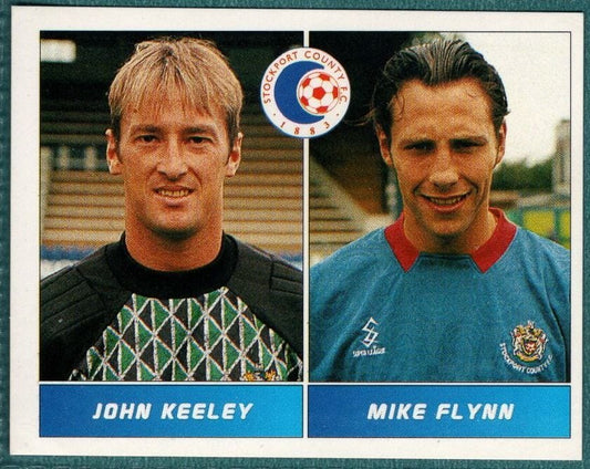 Panini Sticker Keeley / Flynn Stockport County No.517