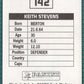 Panini Sticker Keith Stevens Millwall No.142